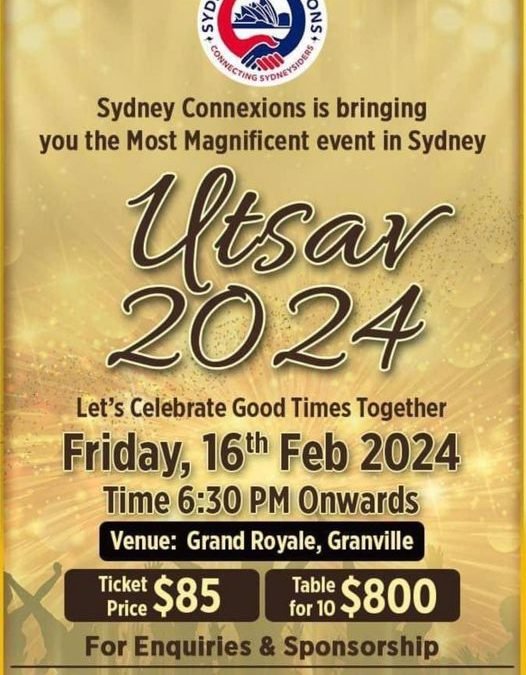 Utsav 2024: Sydney’s Premier Event to Connect and Celebrate!